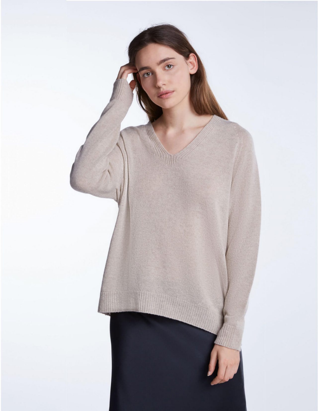 Set Knit Jumper In Light Stone at Storm Fashion