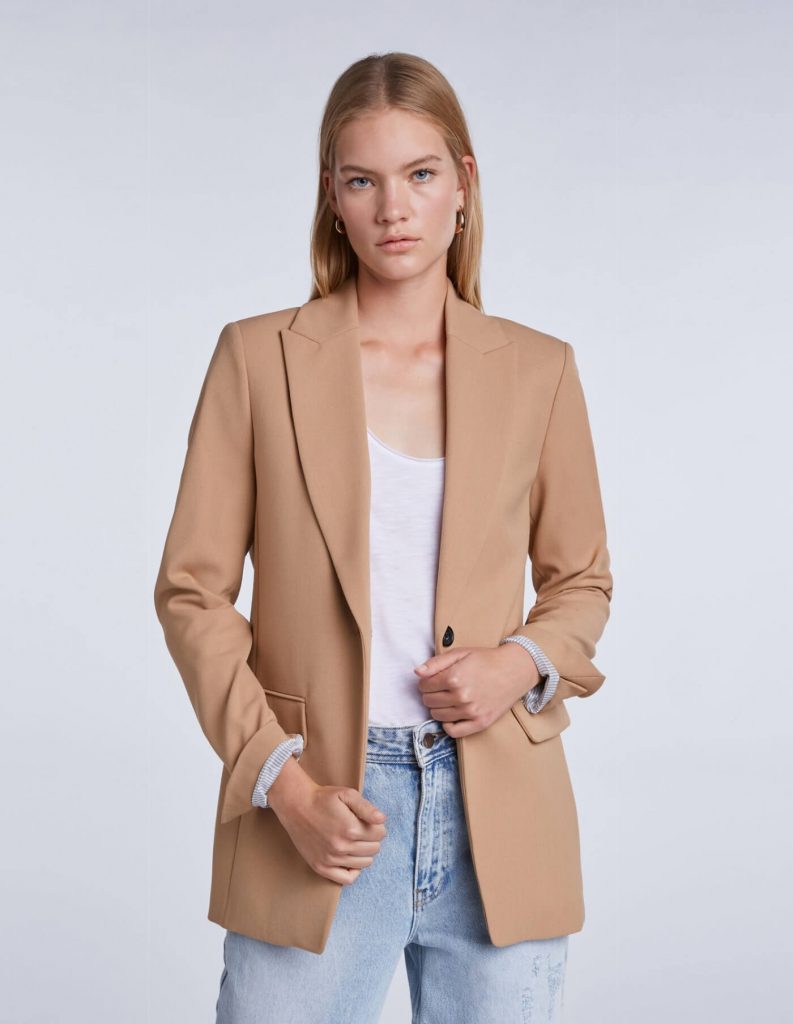 Set Mabel Blazer In Classic Camel at Storm Fashion